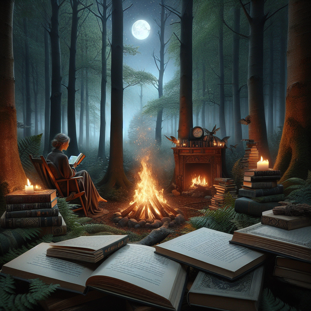 Książki do czytania wieczorami przy ognisku