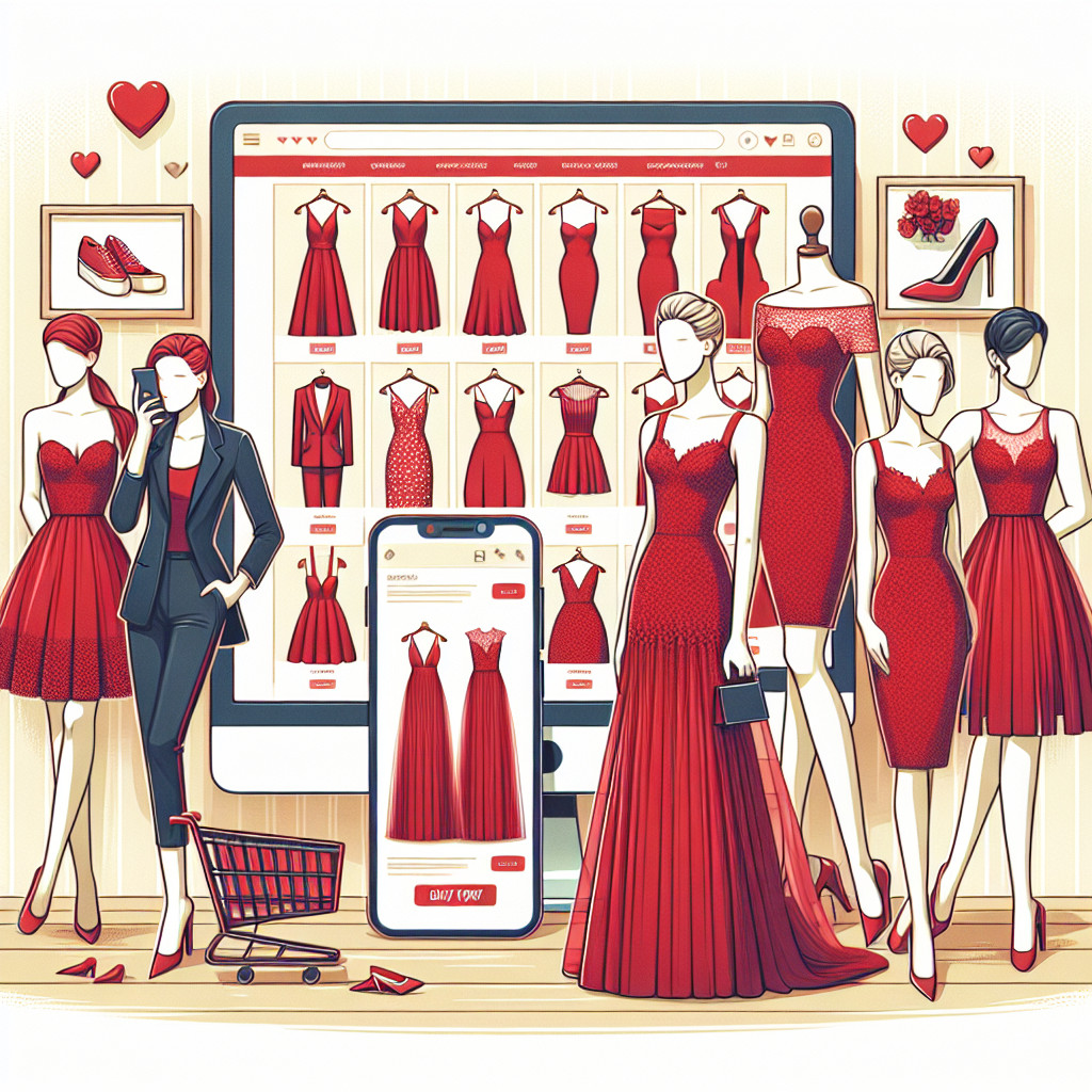 czerwone sukienki koktajlowe