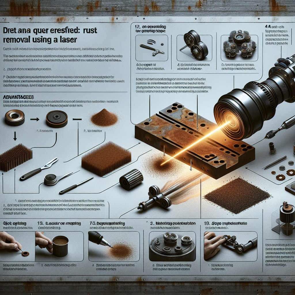 Wie wirkt sich die Rostentfernung mit einem Laser auf die Oberflächenbeschaffenheit des Materials aus?