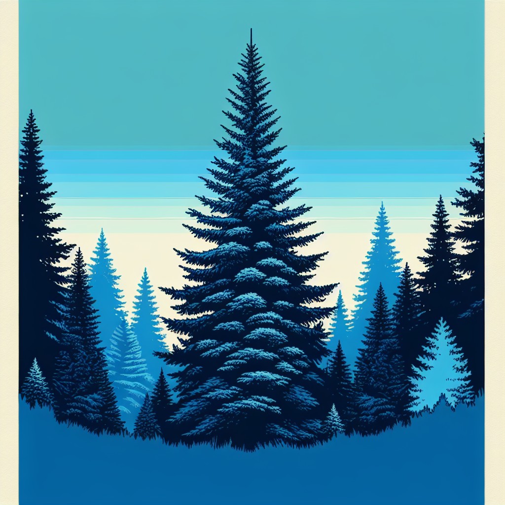 Blau Fichte