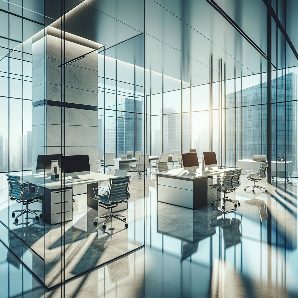 Ściany ze szkła jako przegrody w przestrzeniach coworkingowych