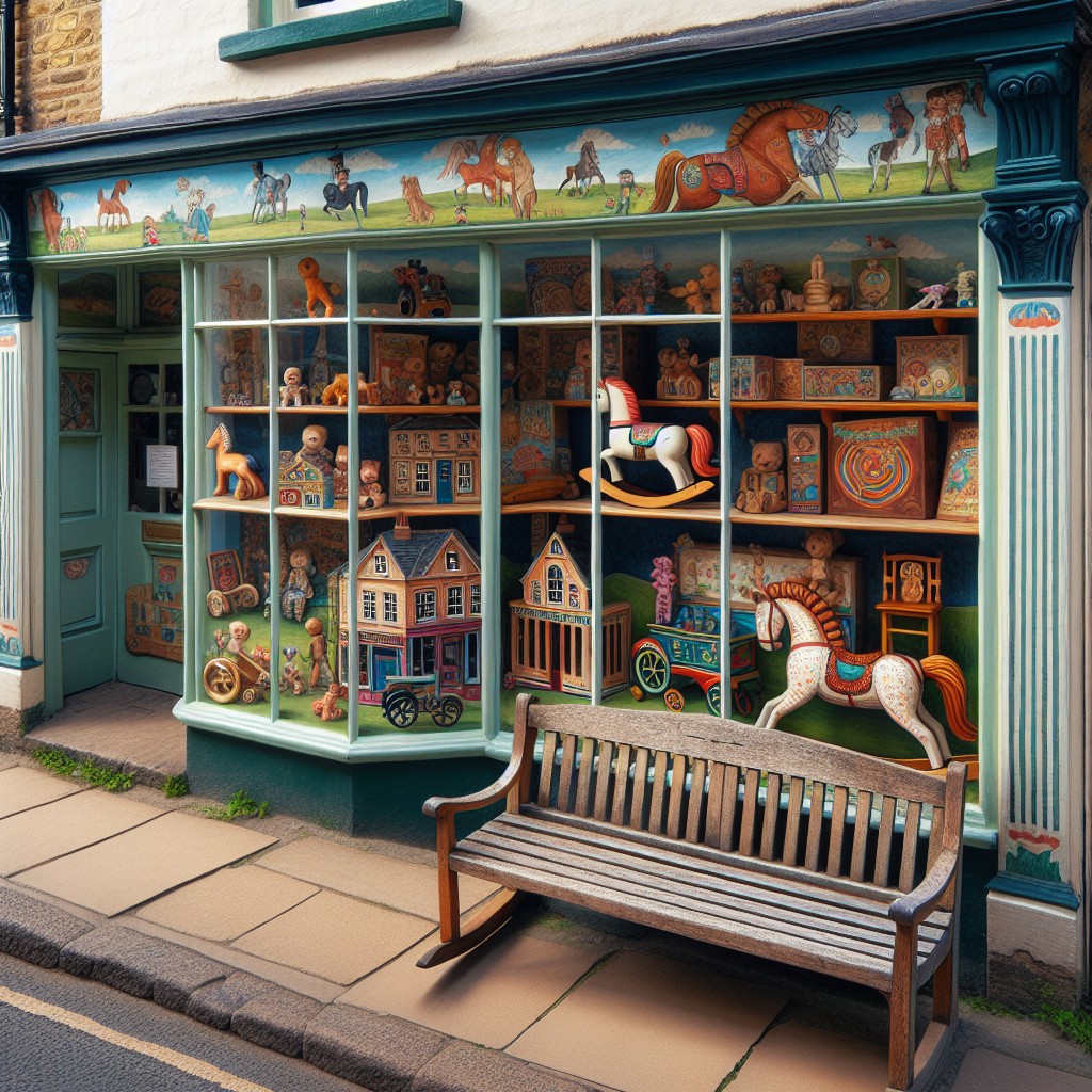 Sklep z drewnianymi zabawkami